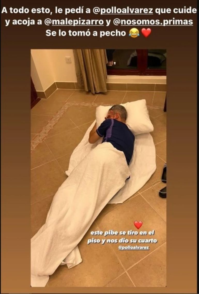 Por qué el Pollo Álvarez tuvo que dormir en el suelo de Qatar tras su escándalo con la policía