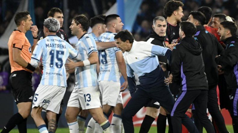 Final tenso en cancha de Racing.