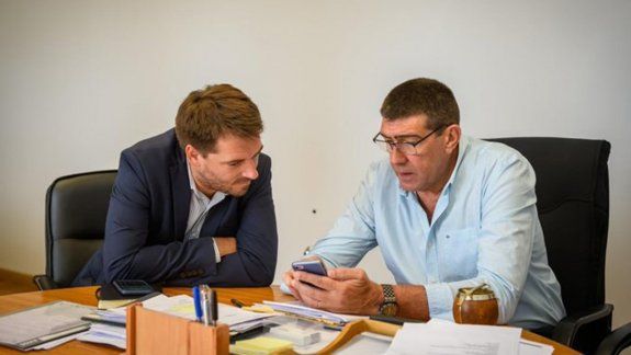 Buteler y Di Tella repasaron la marcha de las obras en la ciudad