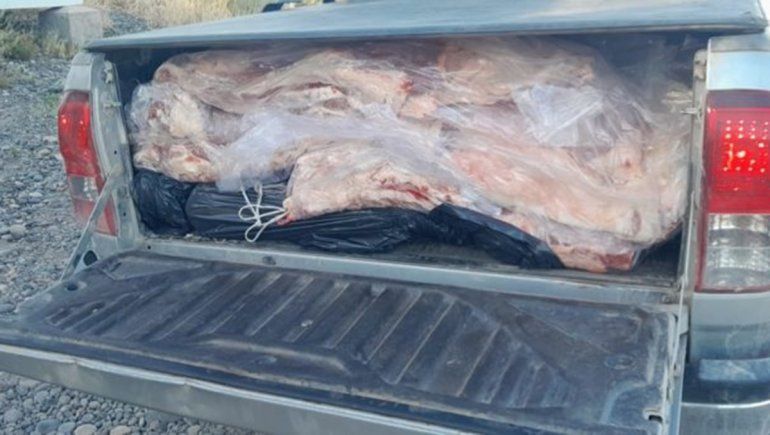 Policía sigue secuestrando grandes cantidades de carne vacuna en Río Negro