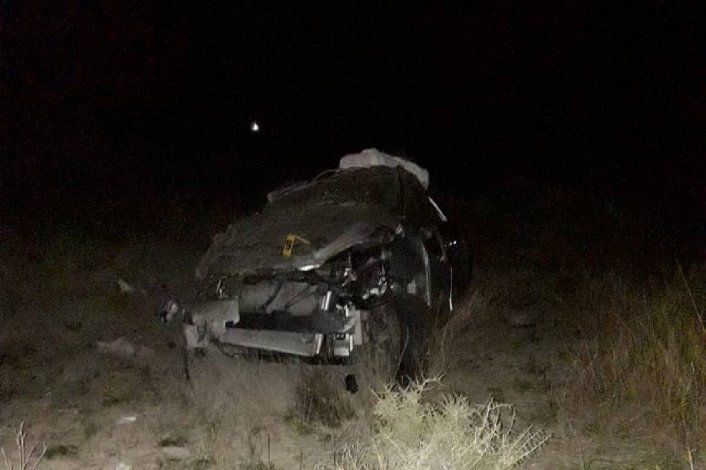 Fatal vuelco en Ruta 151: murió una mujer y hay tres heridos