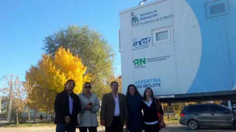 El Aula Taller Móvil se instaló en Cipolletti