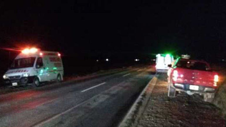 Chocó contra un caballo sobre la Ruta 151 y se salvó de milagro 