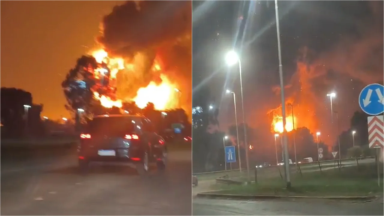 Explosiones en Ezeiza.