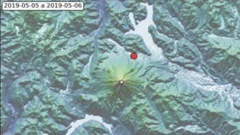 un sismo de 3 grados se registro cerca del volcan lanin, pero se mantiene el alerta verde
