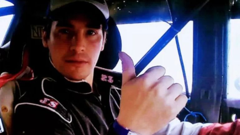 Gabriel Yáñez se despistó con su camioneta Toyota Hillux el 2 de febrero