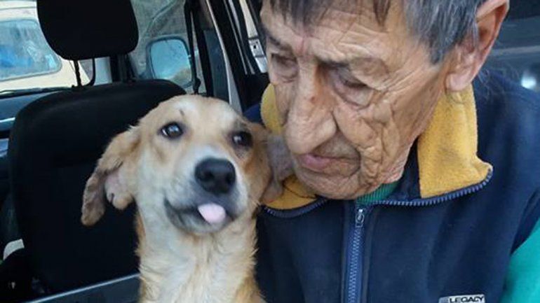 Miguel Ángel Parada trabajó como cuidador de la perrera municipal y vive allí hace diez años. Se jubiló