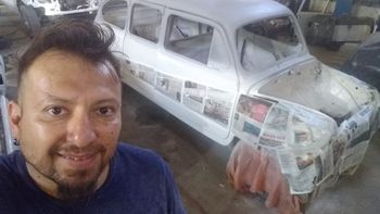 de peluquero a inventor: transformo un fiat 600 en una limusina
