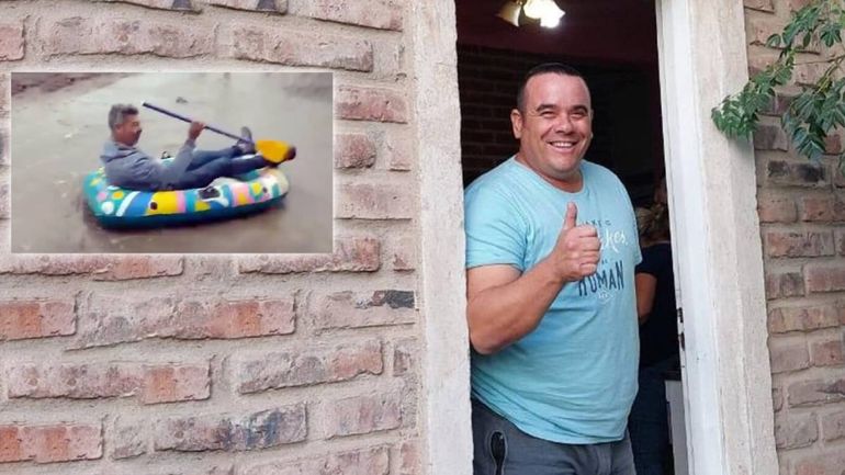 El intendente de Cinco Saltos respondió a los memes del bote.