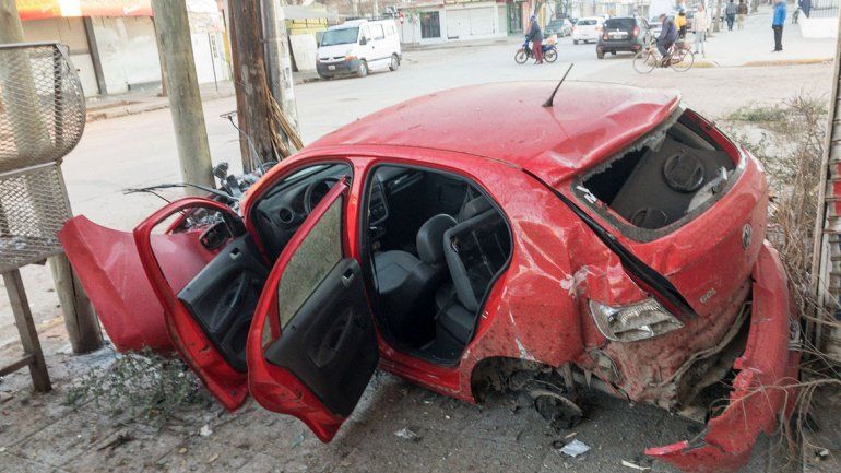 Mirá las impactantes imágenes del accidente de calle La Esmeralda