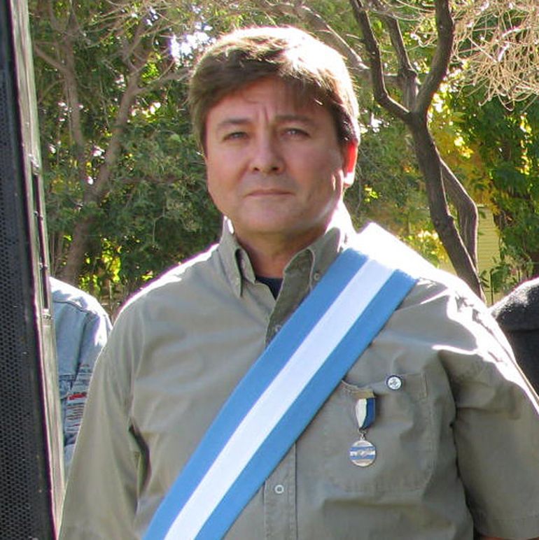 Omar Torres, miembro del Tribunal de Cuentas de Cinco Saltos y veterano de guerra de Malvinas.