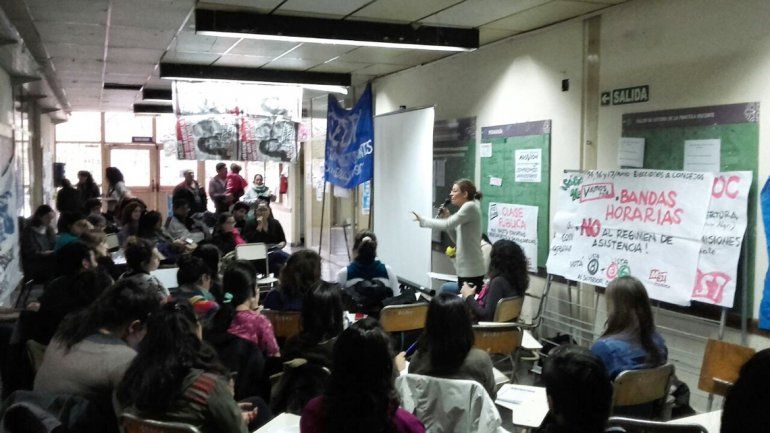 Los universitarios están en lucha contra los ajustes.