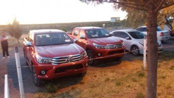 secuestraron camionetas cero kilometros, ropa trucha y carnes