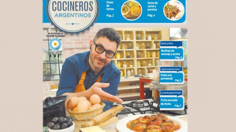 Los Cocineros Argentinos tienen recetas y sorpresas para vos