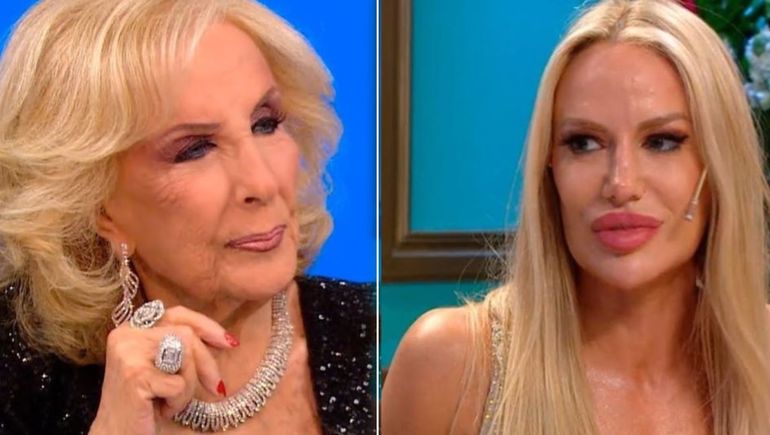 Mirtha Legrand logró incomodar a Luciana Salazar con una pregunta picante.
