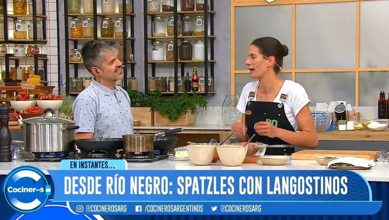 Una chef rionegrina la rompió en la TV Pública