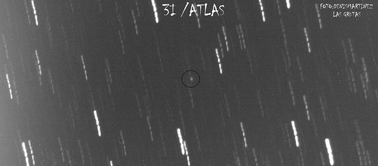 El cipoleño radicado en Las Grutas, Denis Martínez, hizo una captura fotográfica del cometa 3I/Atlas en agosto pasado. En ese momento, no era más que un puntito moviéndose en las inmensidades del espacio exterior. El cipoleño radicado en Las Grutas, Denis Martínez, hizo una captura fotográfica del cometa 3I/Atlas en agosto pasado. En ese momento, no era más que un puntito moviéndose en las inmensidades del espacio exterior.