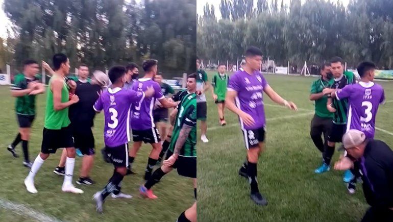 Piñas y empujones en la clasificación de Cipolletti a la final de la Liga Confluencia