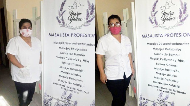 La maratón de masajes gratis para personal de salud fue un éxito 
