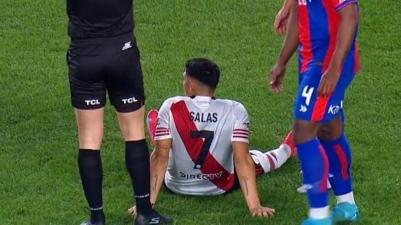 ¡Gravísimo! Confirmada la dura lesión de Maxi Salas en River