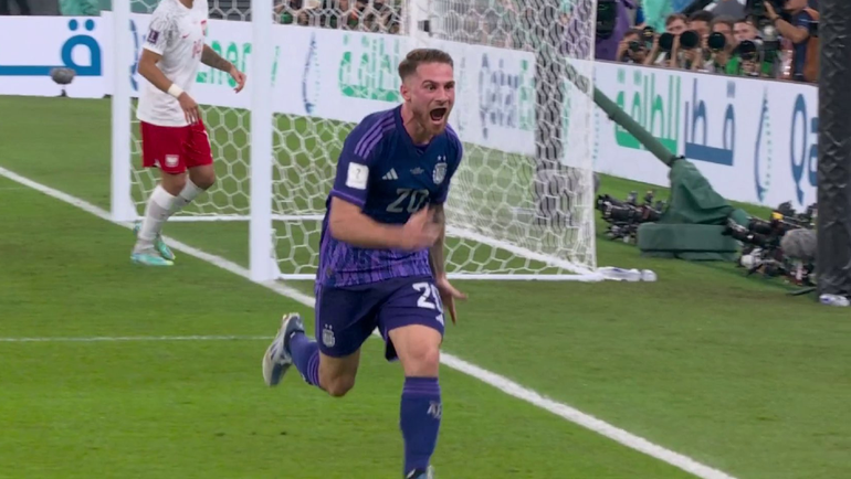 Video: el golazo de Mac Allister que le da el triunfo a Argentina