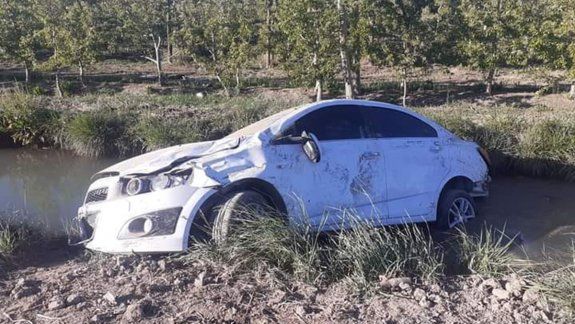 Perdió el control del auto
