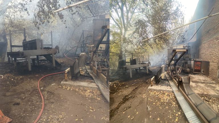 Susto por un incendio en el galpón donde solía funcionar Interlagos