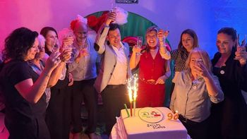 La comunidad de Allen festejó los 90 años de la Asociación Italiana, que preside Diego Von Sprecher.