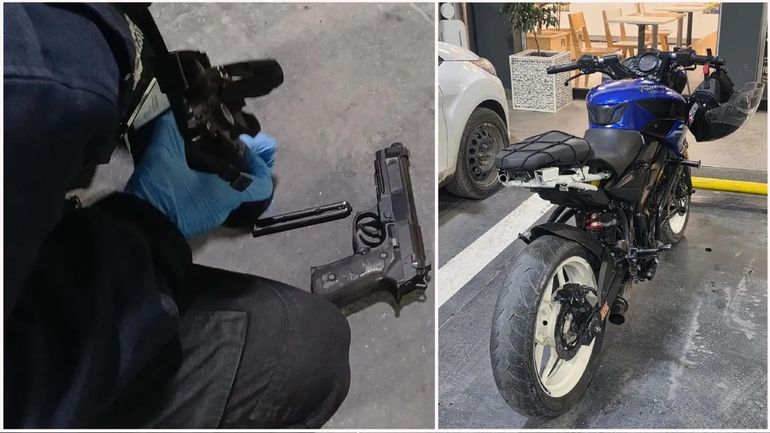 El sospechoso fue reducido y trasladado a la unidad policial. Foto: Gentileza.