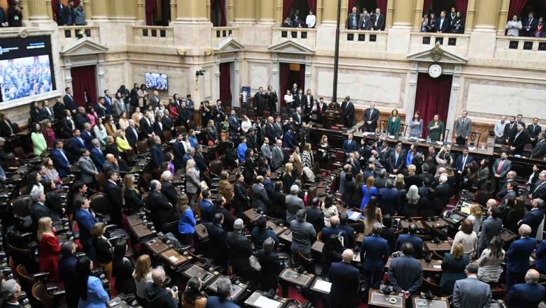 La cámara de Diputados votará hoy en general la Ley Ómnibus. Foto: gentileza.