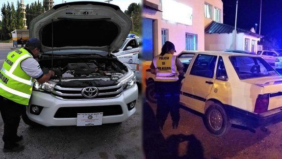 Secuestran auto y una camioneta que habían sido robados