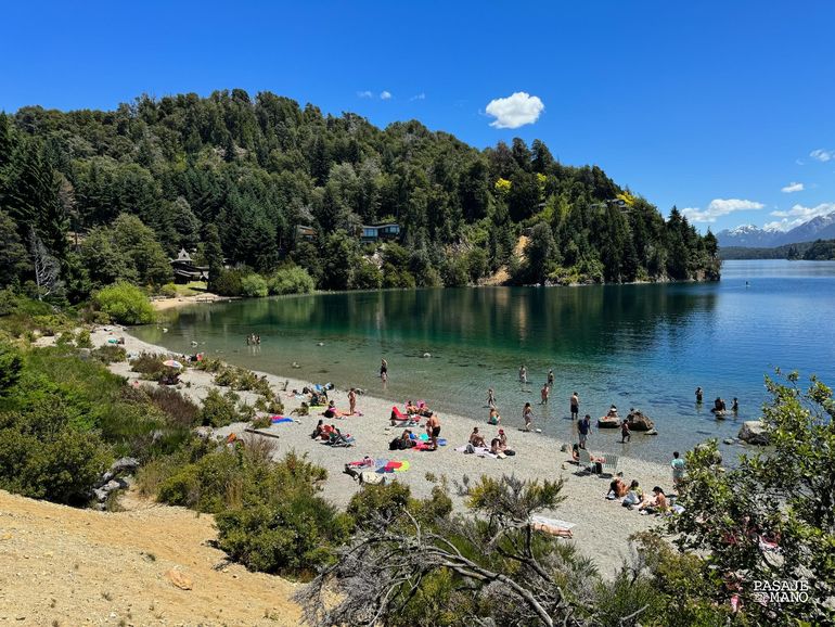 La competencia tuvo lugar en la Playa Sin Viento del lago Moreno. 