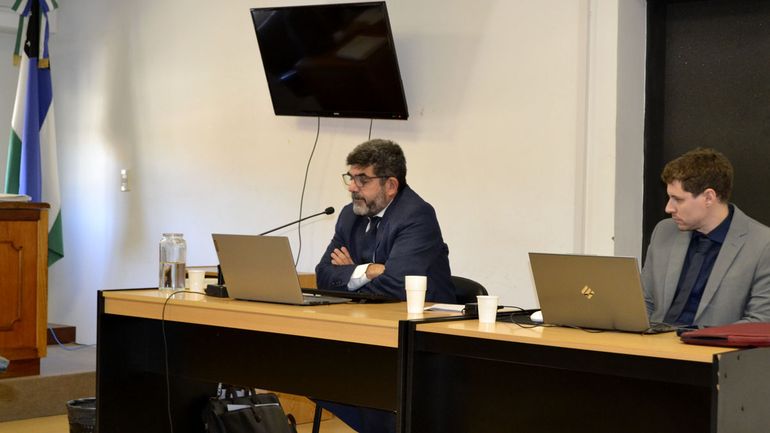 El fiscal Gustavo Herrera, en el juicio de cesura entablado a Juan Reggioni. 