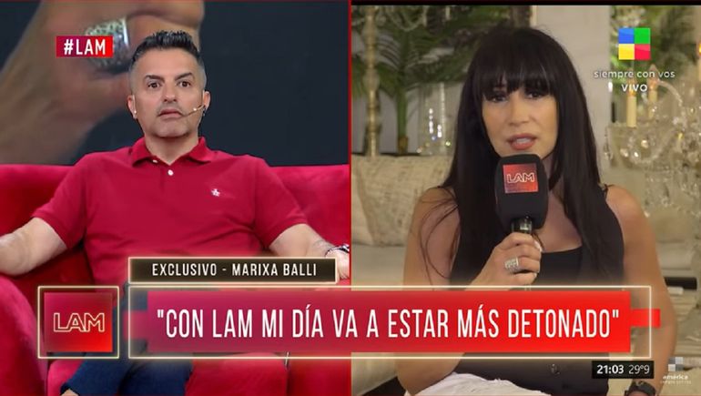 Marixa Balli preocupadísima por su rol como panelista de LAM