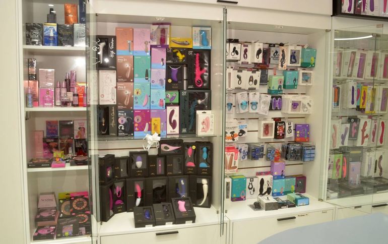 Uno de los sex shop propiedad de Julio Victoriano.