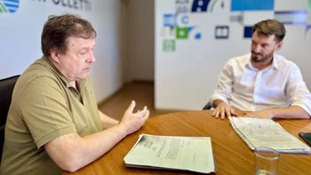 Buteler en el encuentro con Weretilneck. Buteler en el encuentro con Weretilneck.