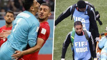 brutal choque, por que iran no canto el himno y el gesto ingles...