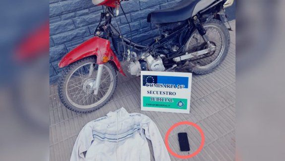 Allanamiento por un robo de motochorros a un menor en Oro