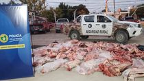 los atraparon con mas de 1600 kilos de carne: su destino era catriel