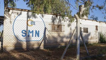 la limpieza de la estacion meteorologica se volvio un problema