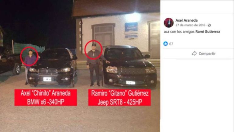 Un viejo posteo de Araneda junto al Gitano Guti&eacute;rrez.