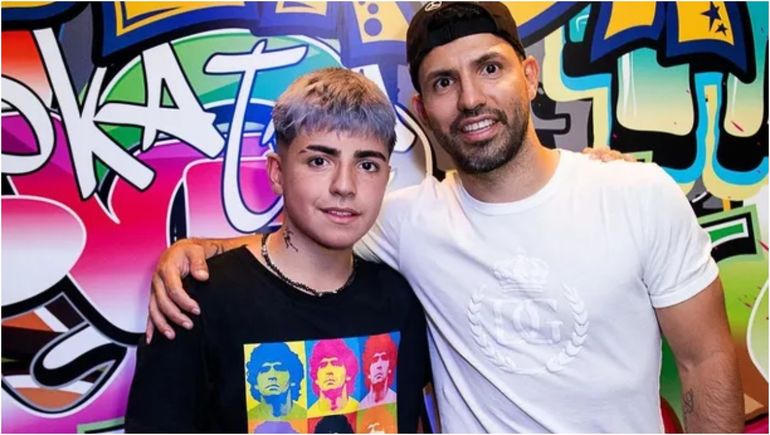 Así fue el gol que hizo el hijo del Kun Agüero jugando para Independiente