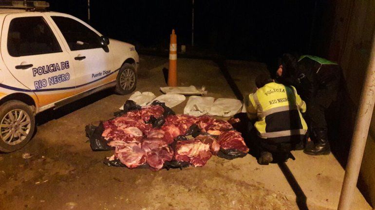 Decomisaron 700 kilos de carne vacuna sin hueso