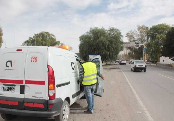 Trabajos de readaptación en el ex peaje