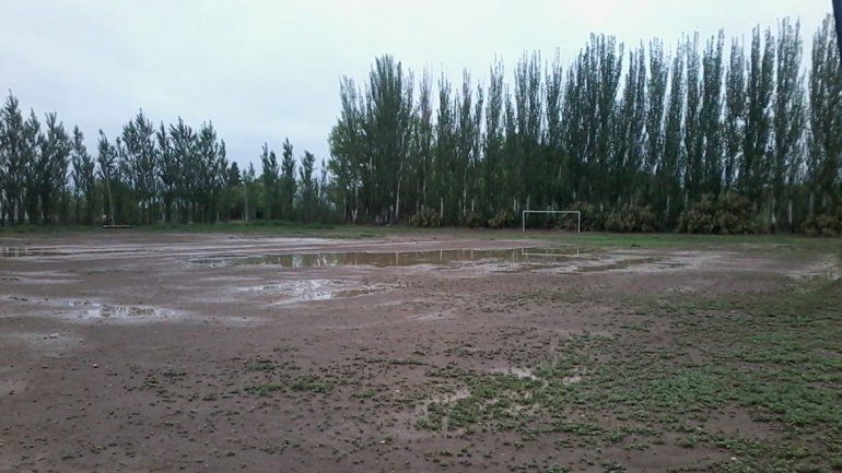 El estado del campo de juego del club Cimac