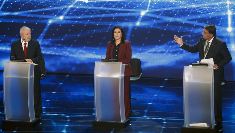 Debate presidencial: fuerte cruce entre Lula y Bolsonaro