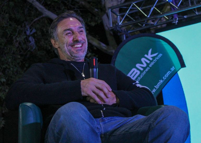 El Flaco Schiavi en Cipolletti. (Foto: Facundo Rocha).