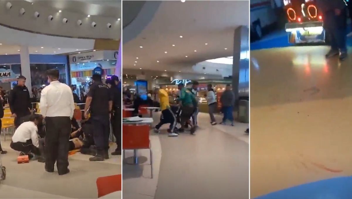 Mientras unos adolescentes eran atendidos, otro fue detenido con un arma blanca.