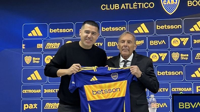 Después de la novela con San Lorenzo, Riquelme presentó a Russo