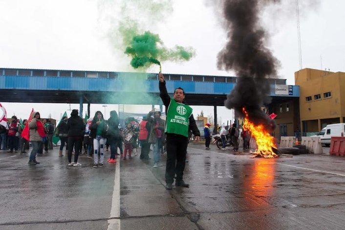 Así se movilizó ATE Río Negro en los puentes carreteros